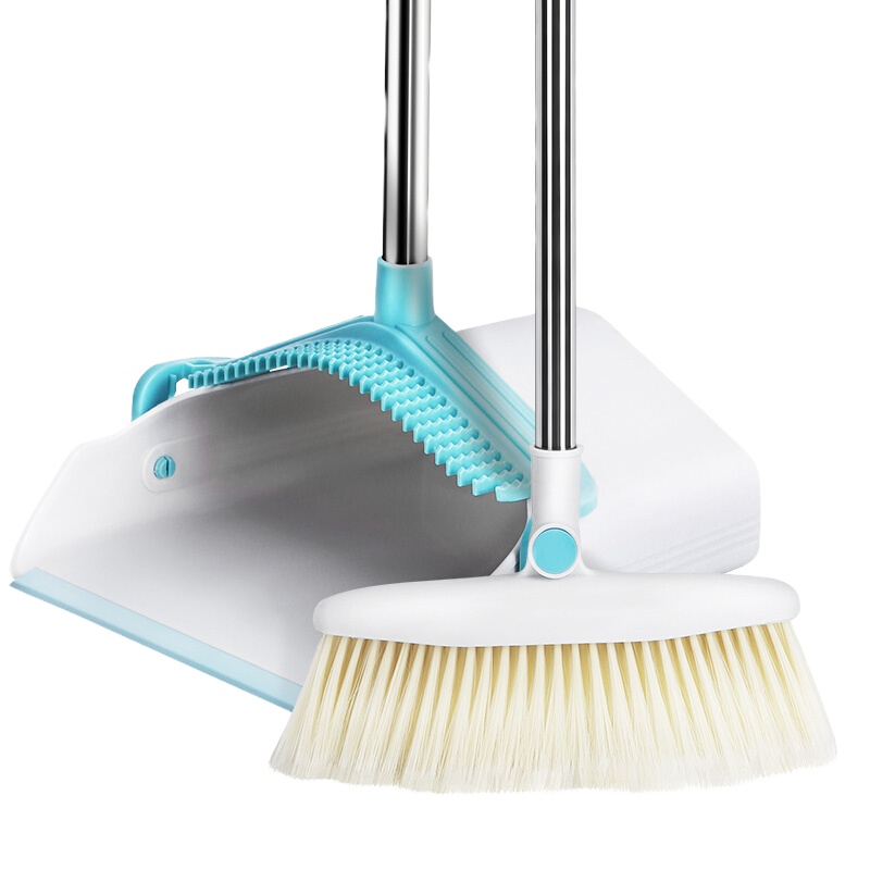 美丽雅(MARYYA)防风梳齿型大扫把套装 笤帚聚拢型簸箕组合两件套