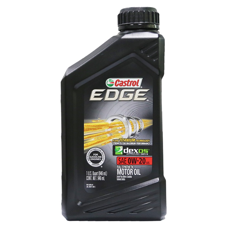 [极护全合成]Castrol嘉实多 美国进口 极护钛流体0W-20 A1/B1 SN级 全合成机油 1QT/0.946L