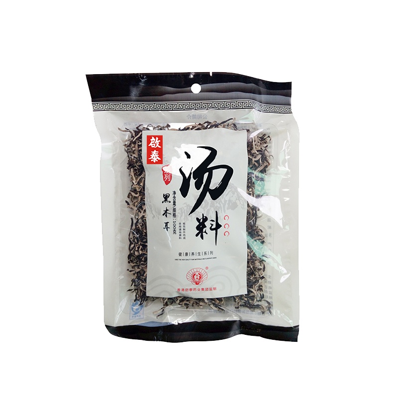 香港启泰 启华QIHUA 木耳丝黑木耳100g*2袋装 椴木木耳 煲汤炒菜菌菇干货 胶质嫩滑爽脆可口
