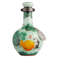 牛栏山二锅头53度白酒 青龙鼠年生肖款 珍品三十（30）1L *4瓶整箱装 保真 假一赔十