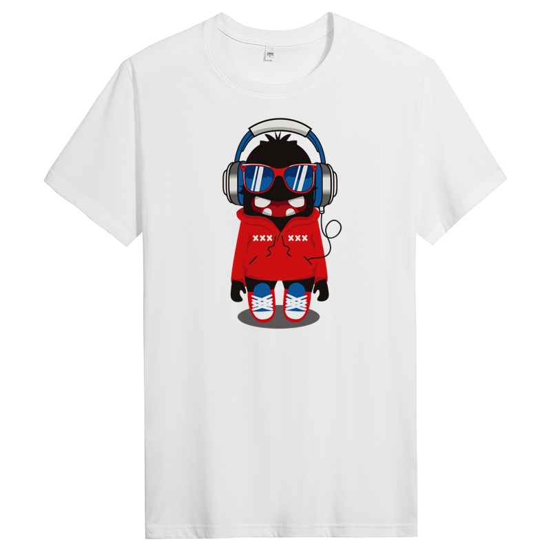 纯棉短袖t恤男士春夏季休闲青年时尚修身圆领上衣 DT10850