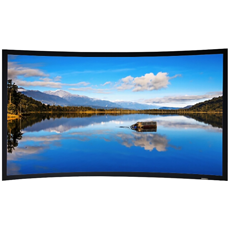 经科JK弧形画框投影幕布中边框HB-CW2高增益金属软幕100寸2.35:1_GBY34