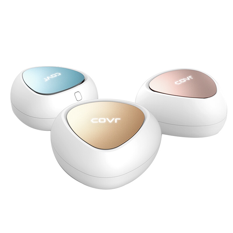 友讯（D-Link）COVR-C1203 AC1200M双频全千兆高速智能子母路由WiFi系统大户型别墅分布式无线路由器