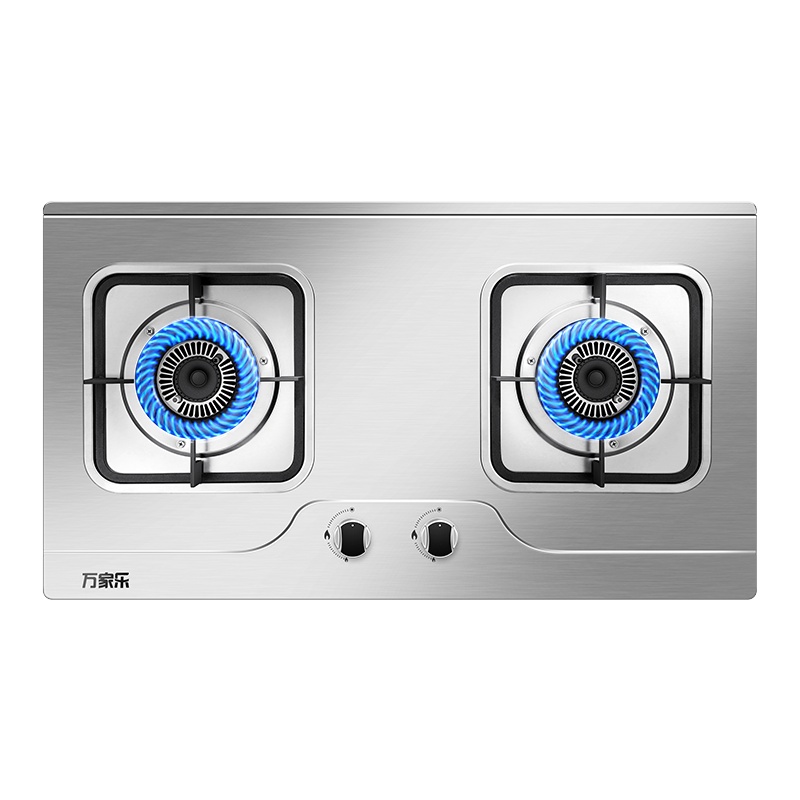 万家乐 燃气灶煤气灶灶台嵌两用灶具 双高玲珑火 不锈钢高效烈火 热电偶熄火保护大火力4.2kw液化气JZY-K100