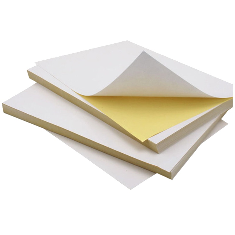 得力 A4不干胶打印贴纸100张/包 标签贴纸 背胶纸 打印贴纸 工程用纸