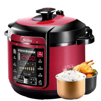 Midea/美的 MY-QC50A5 电压力锅双胆5L智能家用电高压锅饭煲精美外观设 耐用内胆多功能 电压力锅 大容量家