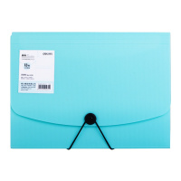 得力风琴包A4学生用多层文件夹袋手提卷子分类收纳盒女试卷夹多功能大容量透明高中生插页资料册分页5238LV