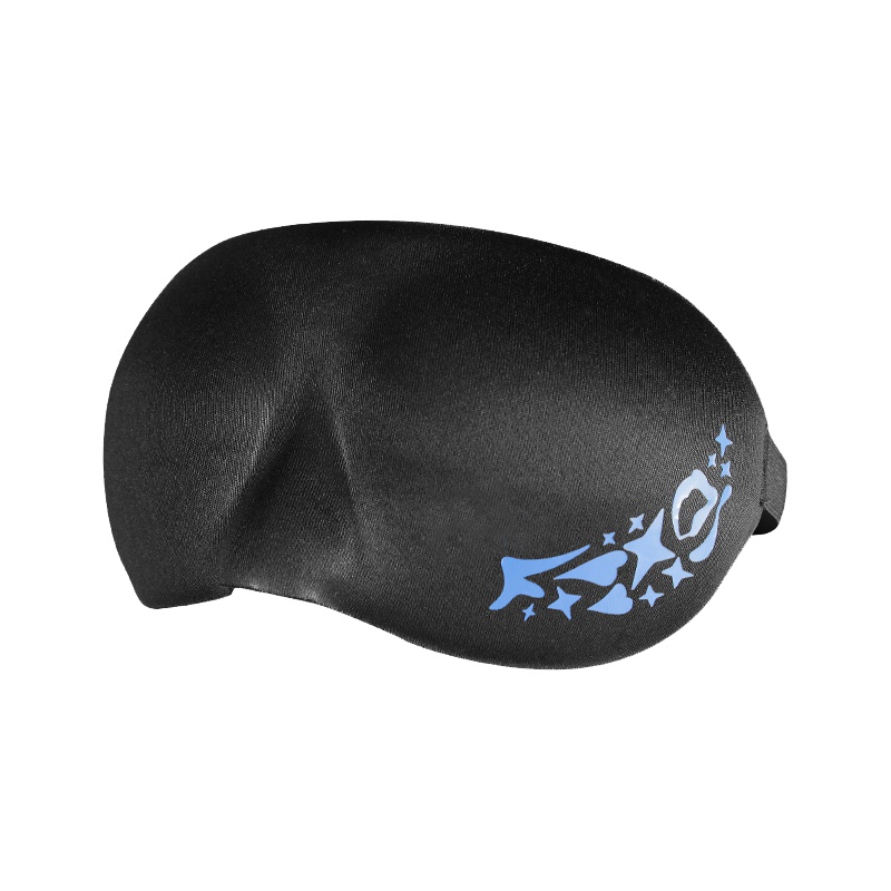 零听 圆目3D深度睡眠眼罩 柔棉款 记忆棉材质 遮光眼罩透气护眼罩3D立体女男士睡觉用学生午休睡眠个性