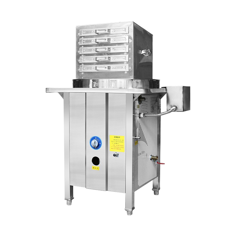 lecon/乐创 两抽一份商用燃气肠粉机广东肠粉抽屉式机节能加厚蒸蒸粉机蒸炉布拉肠