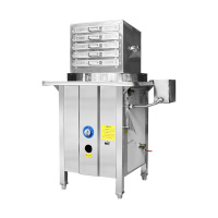 lecon/乐创 两抽一份商用燃气肠粉机广东肠粉抽屉式机节能加厚蒸蒸粉机蒸炉布拉肠