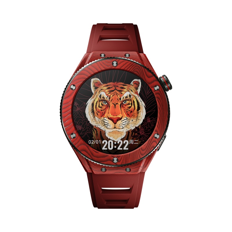 华为/HUAWEI WATCH GT 2022典藏版 智能手表 虎年专属设计 朱红