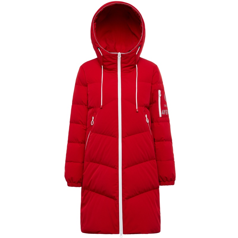 波司登羽绒服女中长款冬季女时尚休闲厚款连帽外套潮