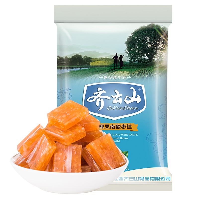 齐云山椰果南酸枣糕312g 椰香弹牙 休闲零食 老少皆宜健康开味