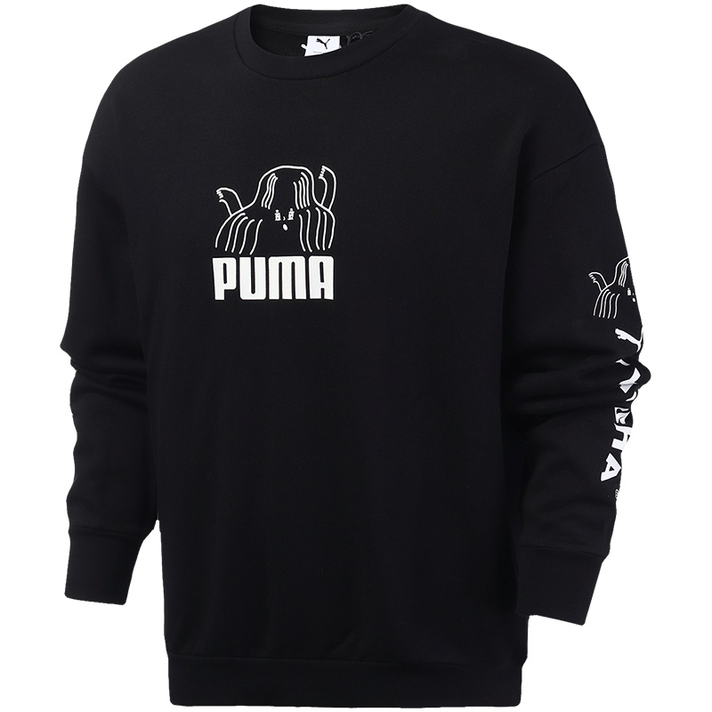 PUMA黑标男装TYAKASHA运动服休闲圆领卫衣595562