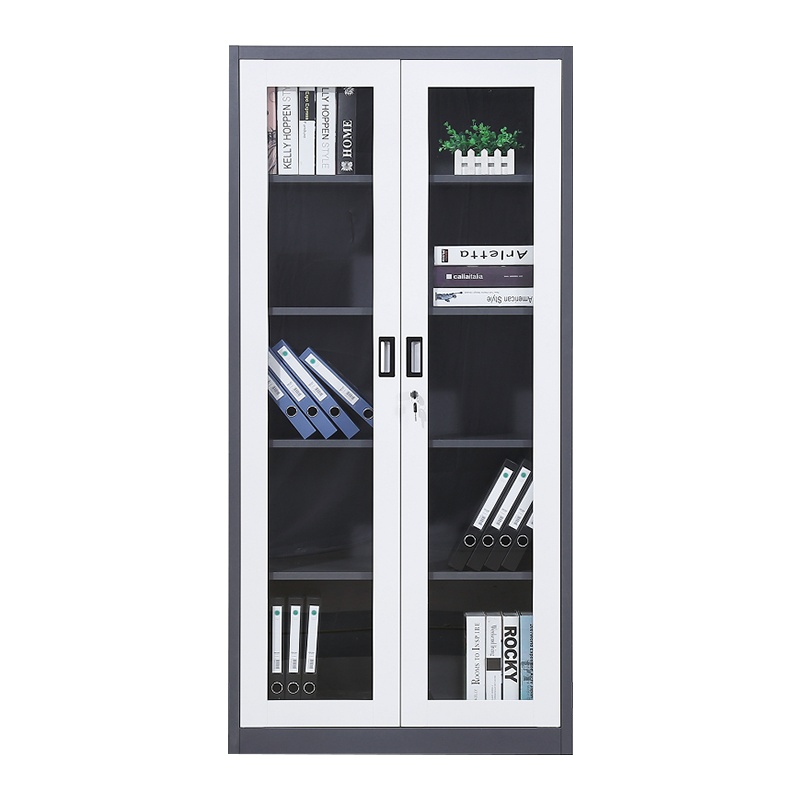 三圣 办公家具套色加厚通玻文件柜铁皮柜档案柜资料柜文件柜其他金属办公柜收纳柜整理柜可定制