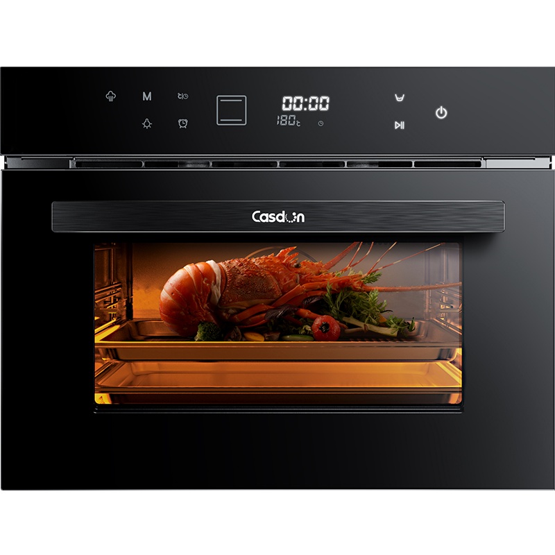 CASDON/凯度 SR60B-TD高端嵌入式蒸烤箱二合一蒸烤一体机蒸汽炉 烘焙烤箱 电蒸箱 家用电蒸炉 智能嵌入式厨电