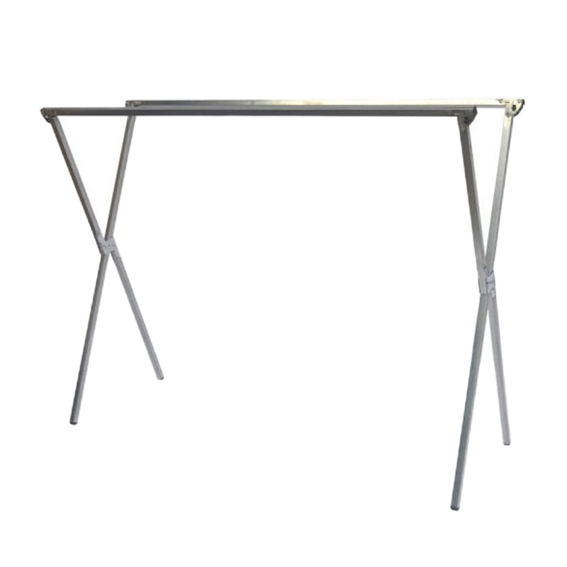 不锈钢晾衣架 伸缩款 圆管双杠