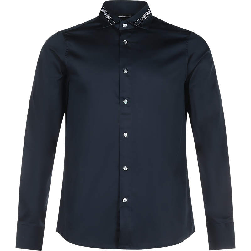 EMPORIO ARMANI 阿玛尼 男士 棉质长袖衬衫 6H1CA6 1NXYZ