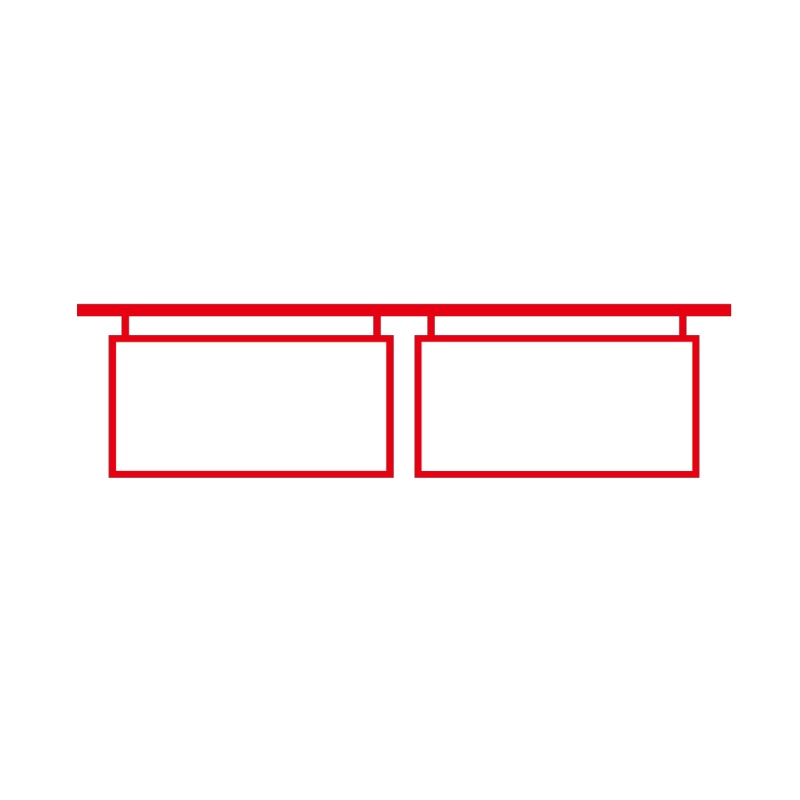 知同ZTBP-L101挂墙宣传栏双栏挂墙宣传栏