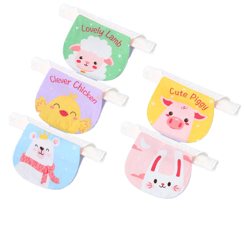 洁丽雅吸汗巾婴儿童纯棉幼儿园宝宝隔汗巾垫背巾中大号全棉