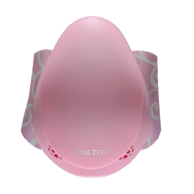 环都(HOLTOP)成人款防霾运动口罩电动口罩KN95佩带舒适HKZ-C1(粉)