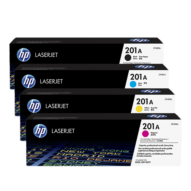 惠普(HP) CF400A-CF403A硒鼓 四色套装