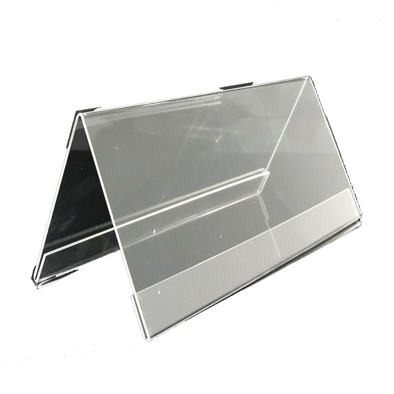 得力(deli) 金雕JD-8853 V型亚克力席卡 会议牌桌面展示牌 220*105MM