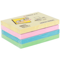 齐心(COMIX)D6003 便利贴/便签纸/便签本/易事贴/百事贴(76*101mm)10本, 颜色随机