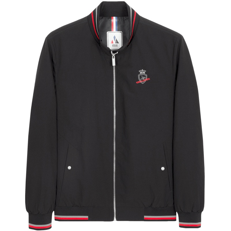 千纸鹤男士休闲夹克潮2020春季新款青年立领商务潮流棒球服30527