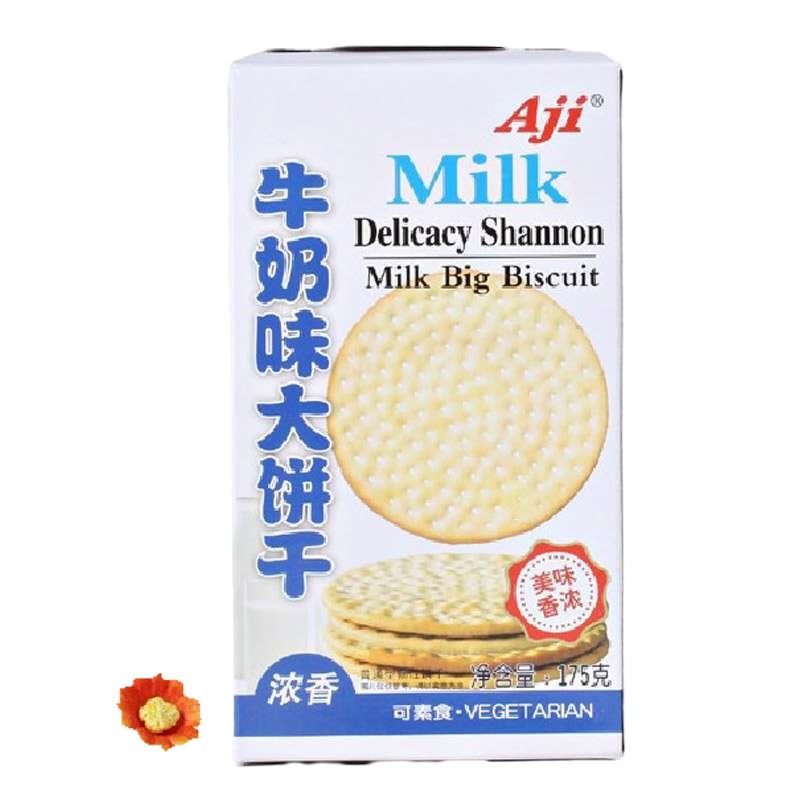 Aji牛奶味大饼干175g