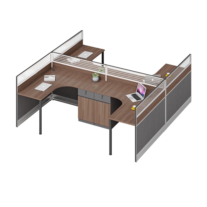 科朔 办公桌职员桌 员工桌 板式屏风办公桌 四人位 KS-06L3010