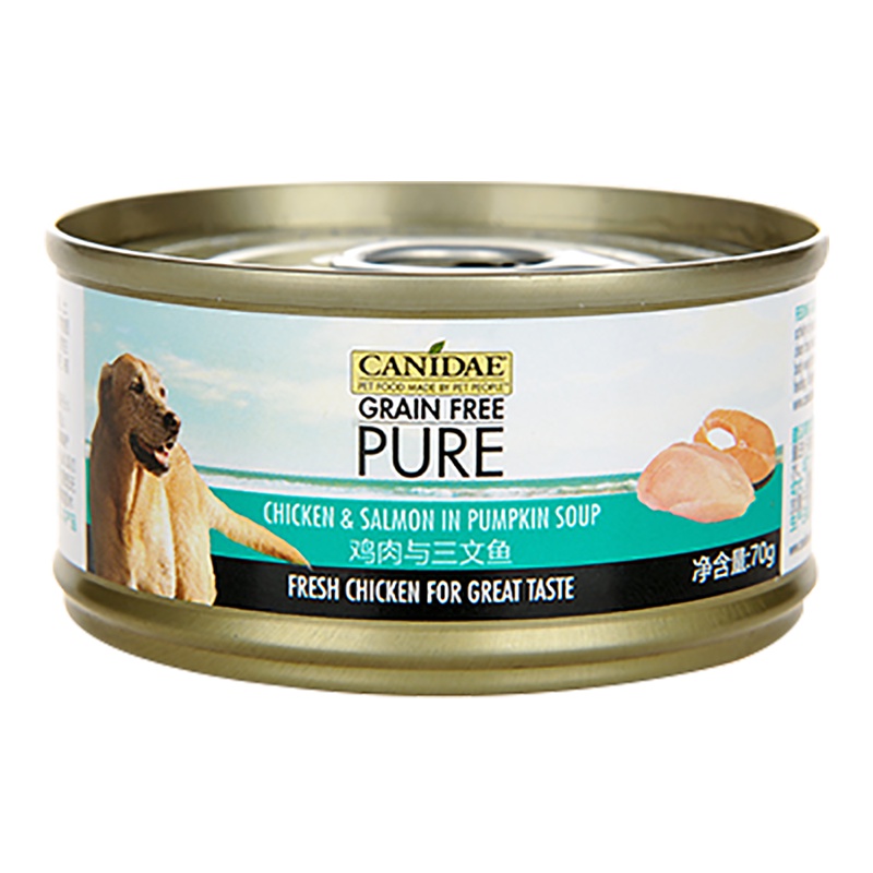 卡比狗罐头美国进口鸡肉与蔬菜犬主食罐头70g*24入整箱天然无谷犬湿粮狗零食拌粮