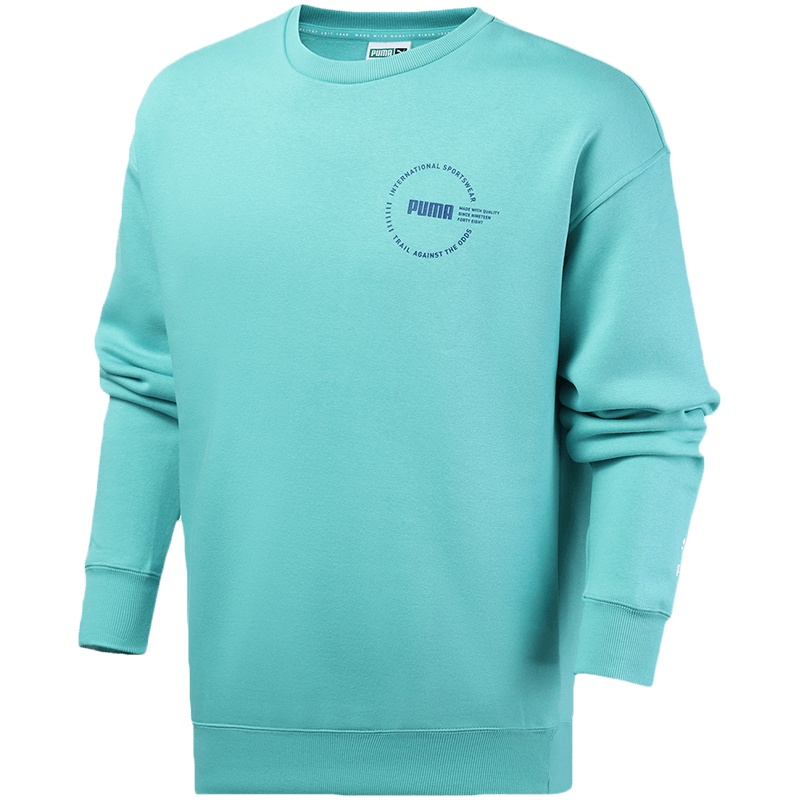 PUMA彪马男装运动服圆领卫衣休闲长袖套头衫597200