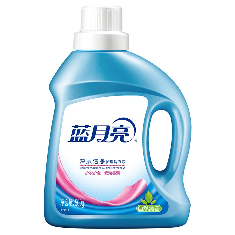 蓝月亮 洗衣液机洗500g瓶自然清香深层洁净