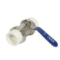 国标重型铜球阀 黄铜热熔双活接球阀 DN25 2个