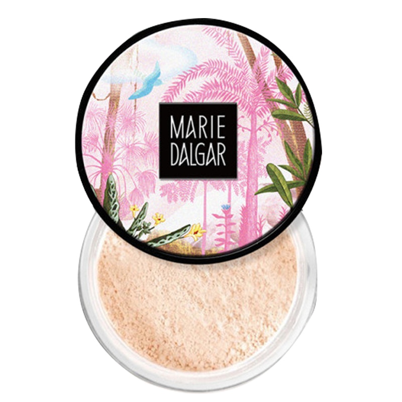 玛丽黛佳丝感细致蜜粉散粉 01象牙白 持久贴合保湿控油粉粉饼修容正品