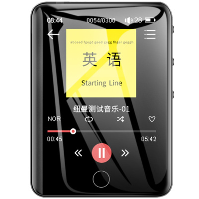 【赠高清耳机+OTG】纽曼A29蓝牙词典版16GMP3音频播放器学生专用随身听全面屏小型便携式mp4英语听力学习机听歌