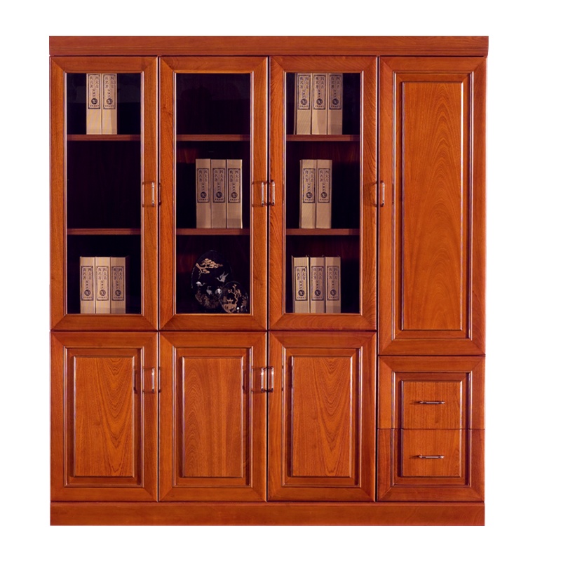 首指(SZ)木质文件柜/办公柜/四门书柜E-8104右木门