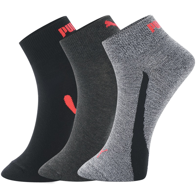 PUMA彪马袜子男士中筒休闲运动袜3双装