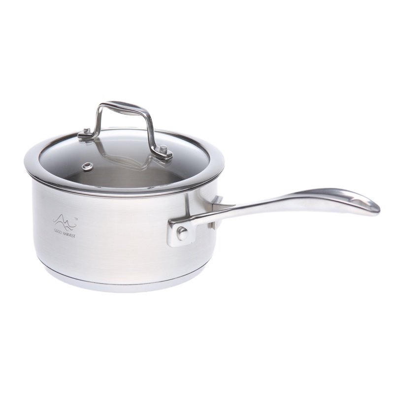 丰谷厨具 304不锈钢家用不粘奶锅多功能锅煮面锅宝宝辅食锅早餐快煮锅16cm