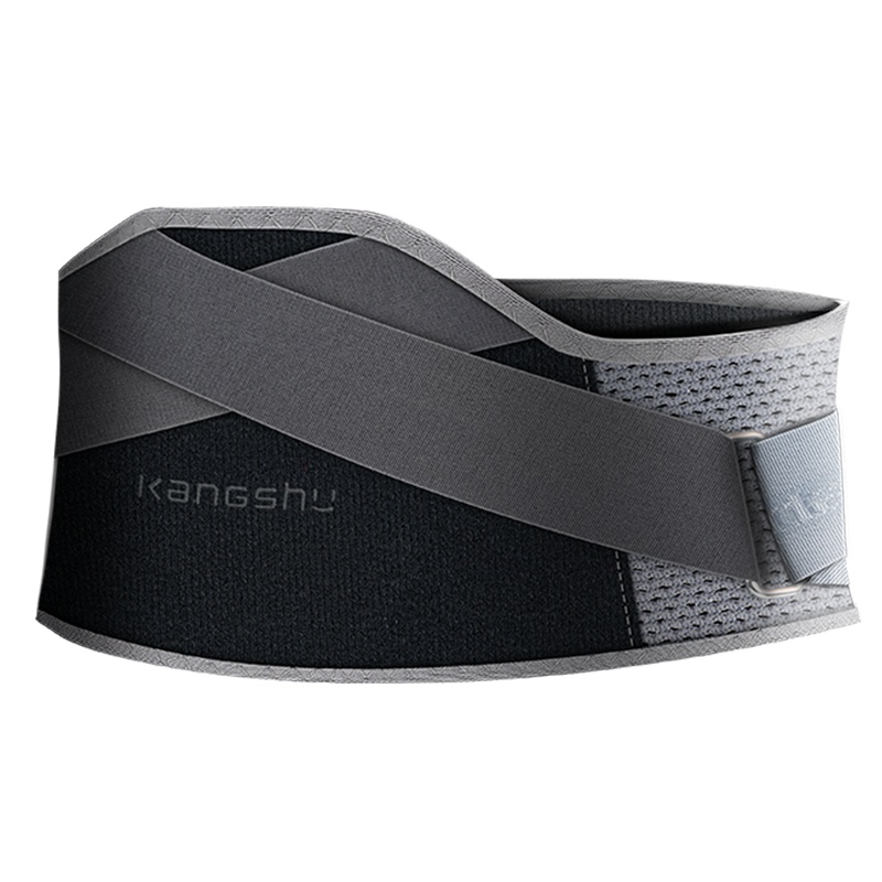 康舒医用固定带 医用窄款护腰灰色A3032S腰椎间盘突出腰肌劳损自发热保暖医用医疗腰围子腰托腰疼四季通用