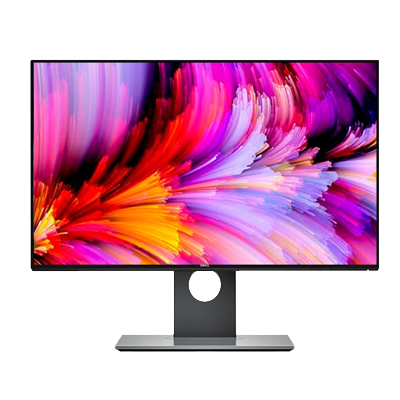 戴尔(DELL) U2417H 23.8英寸四边微边框旋转升降IPS屏 高清屏 178°广域视角 个人商务 电脑显示器