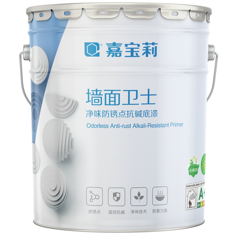 嘉宝莉净味乳胶漆室内家用涂料内墙抗碱墙面卫士底漆增强附着力