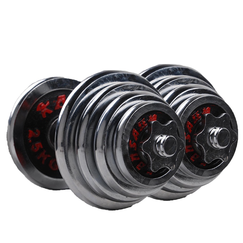 狂神0680哑铃电镀30公斤足重对装哑铃