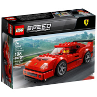 LEGO乐高超级赛车系列75890法拉利F40198颗粒7岁以上玩具