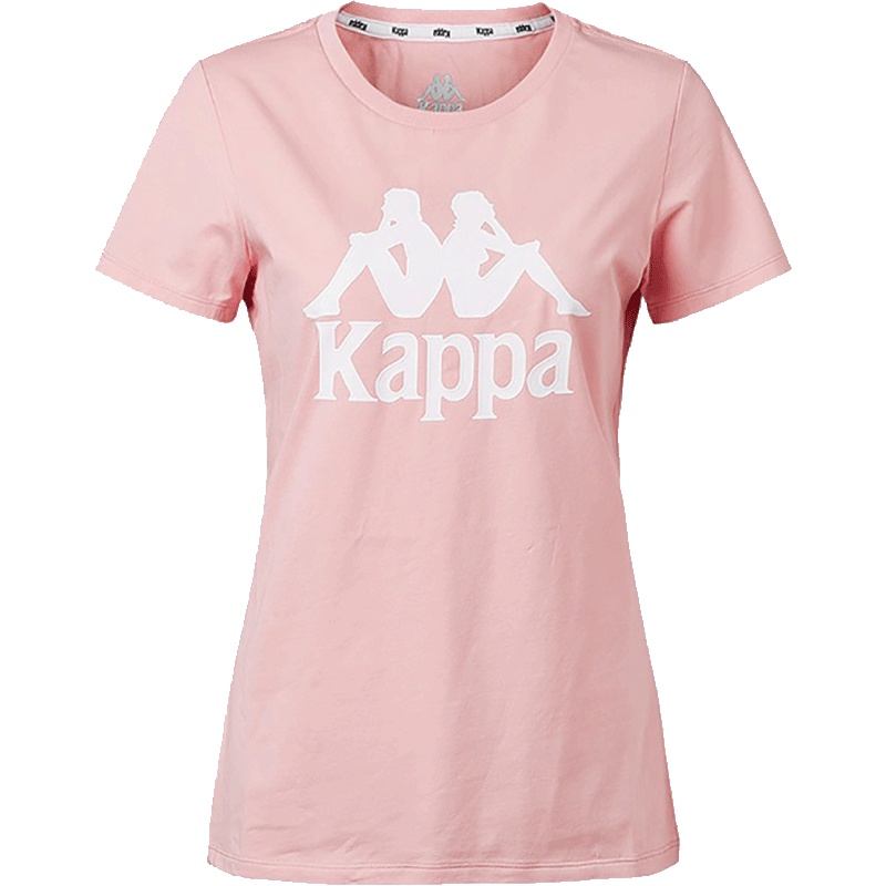 卡帕（Kappa）运动女款半袖T恤休闲舒适圆领印花短袖K0922TD08