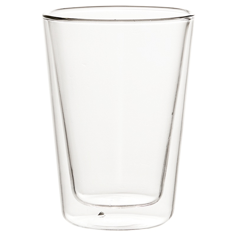 苏宁极物 双层隔热玻璃水杯350ml双层耐热玻璃杯套装家用防烫水杯女泡茶杯咖啡杯牛奶杯隔热杯子男