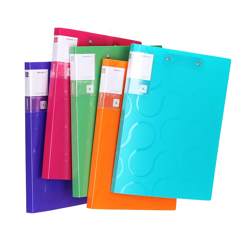 三木(SUNWOOD)SMLFE3110单夹/长押夹强力夹A4单夹试卷夹蓝色文件夹 厚办公用品垫板档案资料册彩色5色可选