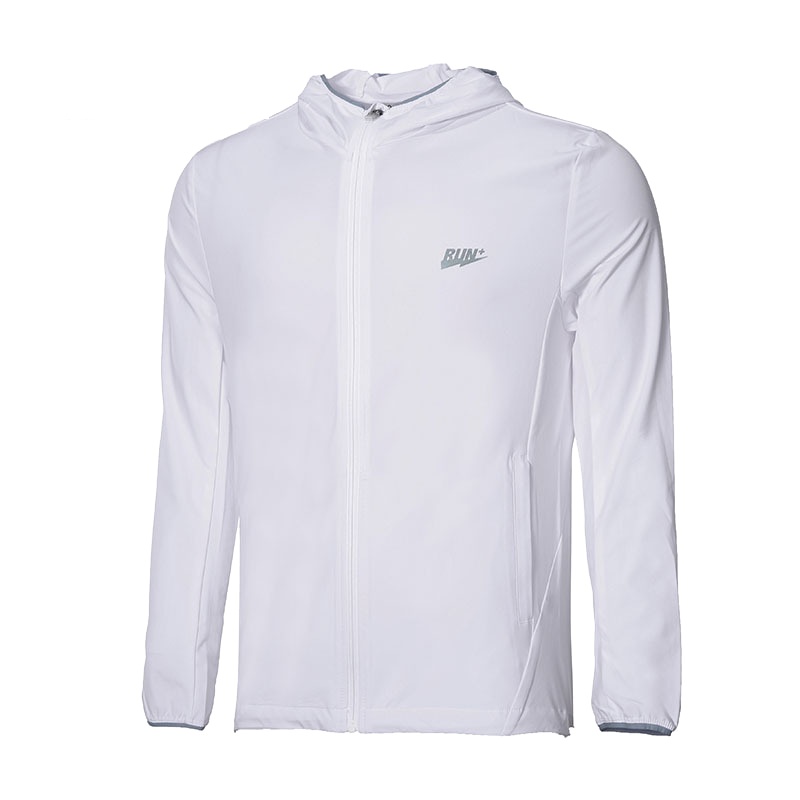 乔丹运动服男2019夏季新款男士连帽黑风衣梭织学生修身上衣外套男