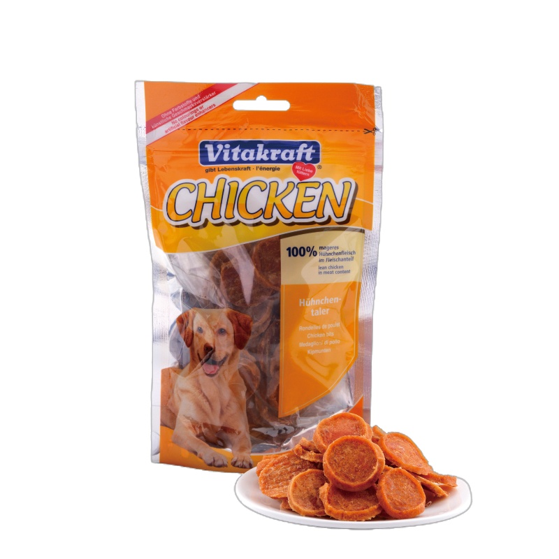 Vitakraft 犬用鸡肉圆片80g 宠物鸡肉狗零食